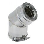 Ten - coude 45deg duo inox 304