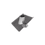 Solin ten 230125 inox 30° à 45° avec collet d125mm Solin ten 230125 inox 30° à 45° avec collet d125mm
