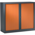 Les tendances - armoire de bureau portes  rideaux 2 tagres
