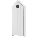 M&s - armoire 1 porte 58x37x171, 5 cm en pin blanc - casmy M&s - armoire 1 porte 58x37x171, 5 cm en pin blanc - casmy