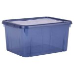 Les tendances - boite funnybox 8l av couv bleu profond acidule ref 10761ba pf sx10