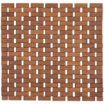 Tendance - caillebotis bambou antiderapant 45x45 cm - marron Tendance - caillebotis bambou antiderapant 45x45 cm - marron