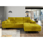 Les tendances - canapé convertible d'angle droit tissu anis wile 280 cm Les tendances - canapé convertible d'angle droit tissu anis wile 280 cm