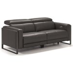 Les tendances - canap� de relaxation �lectrique en cuir kinston - marron noisette - 1 place fauteuil