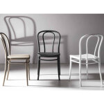 Chaise bistrot - lot de 4 - blanc Chaise bistrot - lot de 4 - blanc