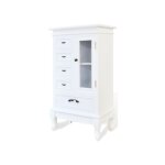 Chiffonnier 5 tiroirs 1 porte bois blanc chicco Chiffonnier 5 tiroirs 1 porte bois blanc chicco