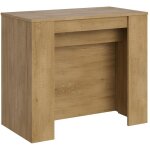 Console extensible chne naturel clair 90x48 - 296 voary