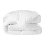 Couette tr�s chaude nature duvet coton 200x200 cm - 350g