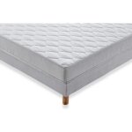 Les tendances - deko dream airflex ensemble matelas 140x190 cm + sommier - mousse - airflex Les tendances - deko dream airflex ensemble matelas 140x190 cm + sommier - mousse - airflex