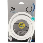 Flexible de douche pvc 200cm - blanc tendance