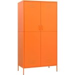 Garde - robe orange 90x50x180 acier Garde - robe orange 90x50x180 acier