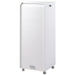 Grand caisson  rideau sur roulettes 3 tiroirs blanc orga 108cm