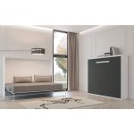 Les tendances - lit escamotable horizontal 90x190 - p 45cm - avec étagères intérieures optima - coffrage ... Les tendances - lit escamotable horizontal 90x190 - p 45cm - avec étagères intérieures optima - coffrage ...