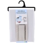 Rideau polyester special douche 120x180 cm 8 anneaux pp - blanc tendance Rideau polyester special douche 120x180 cm 8 anneaux pp - blanc tendance
