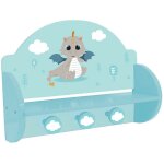 Les tendances - fun house leon le dragon 713338 etagere portemanteau dimensions : + - h. 33 x l. 46 x ...