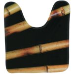 Tapis contour wc microfibre imprime 45x50 cm - bath time tendance Tapis contour wc microfibre imprime 45x50 cm - bath time tendance