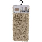 Tapis microfibre petite chenille 50x80 cm - beige tendance Tapis microfibre petite chenille 50x80 cm - beige tendance