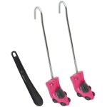 Tendeurs de bottes et chausse - pied rose eu 34 - 40 plastique