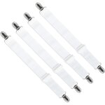 Tendeur drap housse r�glable (65cm � 200cm), fixation attache sangle de maintien ajustable pour drap ...