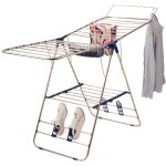 Facilitys - tendoir  linge inox pliable ? utilisation intrieur / extrieur avec porte - cintres et ...