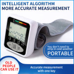Tensiom�tre �lectronique portable au poignet, avec �cran lcd large, voyant tricolore, pour une utilisation ...