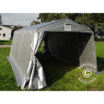 Tente abri voiture garage basic, 3, 3x4, 8x2, 4m pe, gris Tente abri voiture garage basic, 3, 3x4, 8x2, 4m pe, gris