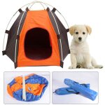 Tente d'animaux de compagnie portable et imperm�able � l'eau, pliable, pour la plage