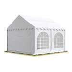 Toolport - tente barnum de réception 3x5 m premium bâches amovibles pvc 750 n blanc + cadre de sol jardin ... Toolport - tente barnum de réception 3x5 m premium bâches amovibles pvc 750 n blanc + cadre de sol jardin ...