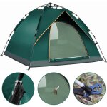 Tente de camping 3 � 4 personnes, tente de plage, abri solaire portable, tente familiale, imperm�able ...