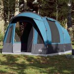 Vidaxl - tente de camping tunnel 3 personnes bleu impermable
