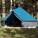 Vidaxl - tente familiale tipi 12 personnes bleu impermable