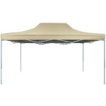 Tente pliable 3 x 4, 5 m blanc cr�me vidaxl