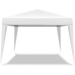 Frankystar - tente pliable 3x3 tonnelle de jardin automatique barnum pliante avec sac couleur blanc