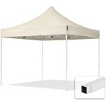 Tente pliante 3x3 m - acier barnum chapiteau pliant tonnelle stand paddock réception abri crème Tente pliante 3x3 m - acier barnum chapiteau pliant tonnelle stand paddock réception abri crème