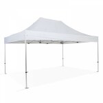 Mob event pro - tente pliante 3x4, 5m 300g / m� 40mm blanc