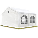 Carpasol - tente de réception 3x4 m barnum tente de jardin blanc bâche pe 550 n imperméable résistante ... Carpasol - tente de réception 3x4 m barnum tente de jardin blanc bâche pe 550 n imperméable résistante ...