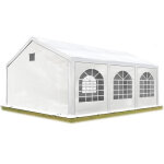 Tente de rception 3x6 m barnum tente de jardin blanc bche pe 550 n impermable rsistante aux uv avec ...