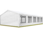 Carpasol - tente de rception 5x10 m barnum pavillon blanc bche pe 350 n impermable tente de jardin ...