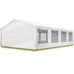 Carpasol - tente de rception 5x8 m pavillon barnum blanc bche pe 350 n impermable tente de jardin