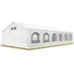Tente de réception 6x12 m barnum tente de jardin blanc bâche pe 550 n imperméable résistante aux uv avec ... Tente de réception 6x12 m barnum tente de jardin blanc bâche pe 550 n imperméable résistante aux uv avec ...