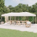 Maison chic - tente de réception pliable tonnelle de réception barnum blanc 3x6 m 66308 Maison chic - tente de réception pliable tonnelle de réception barnum blanc 3x6 m 66308