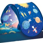 Tente sleep fun - venteo - tente de lit enfant - mod�le bleu plan�tes en f�tes - accessoire chambre pour ...