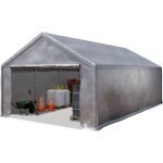Toolport - tente de stockage 4x8 m hangar de stockage abri tente de garage bche pe 350 n tanche  l'eau ...