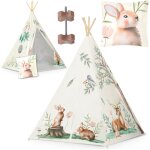 Tente tipi nukido pour enfant - beige