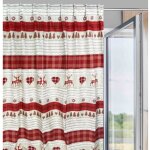 Tente tyrolienne coassolo rosso en style montagnard cm. 150x280 fabriqu en italie