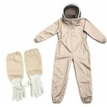 Dpzo ? combinaison d'apiculture professionnelle xl ? voile autoportant et gants longs ? coton doux et ...