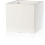 Teraplast - pot de fleurs carré blanc 50x50 cm h 50 mod. schio cubo Teraplast - pot de fleurs carré blanc 50x50 cm h 50 mod. schio cubo
