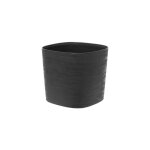 Teraplast - vase capri eco vert noir - 38 cm