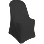 Housse de chaise en élasthanne extensible - - noir Housse de chaise en élasthanne extensible - - noir