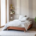 Cache - sommier bouclette int�gral terracotta 180x200 - boucletta